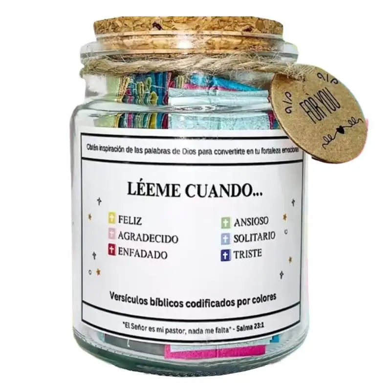 Bible Verse Jar Spanish