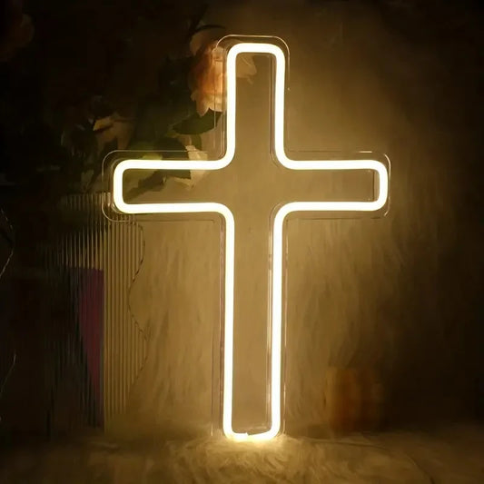 Neon LED Cross