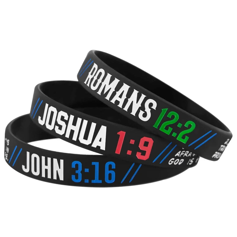 Bible Verse Rubberbands 1pc/3pcs