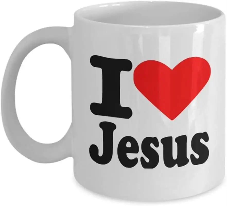 I Love Jesus Coffee Mug